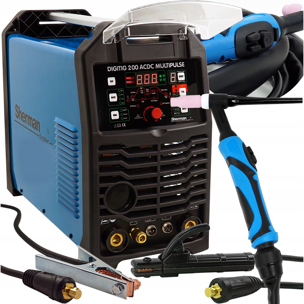 Зварювальний апарат TIG AC DC інвертор PULS HF 200 SHERMAN