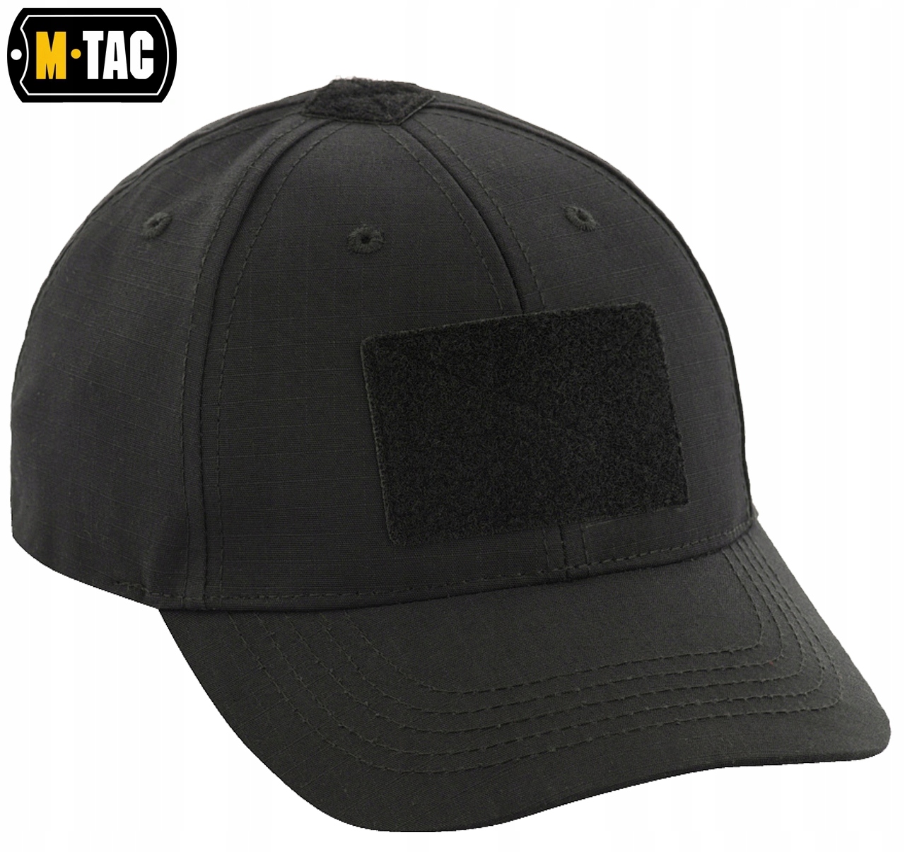 CZAPKA Z DASZKIEM TAKTYCZNA ELITE FLEX RIP-STOP M-TAC CZARNA S/M Rozmiar S/M