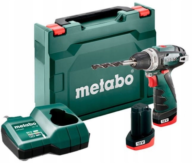 Metabo PowerMaxx Bs Basic Aku. Wiertarko-wkrętarka 12V 2x2Ah