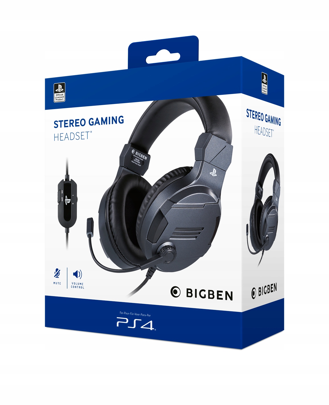 

BigBen Słuchawki do PS4 PS5 Sony Tytanowe