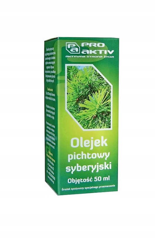 

Olejek pichtowy syberyjski 50 ml Pro Aktiv