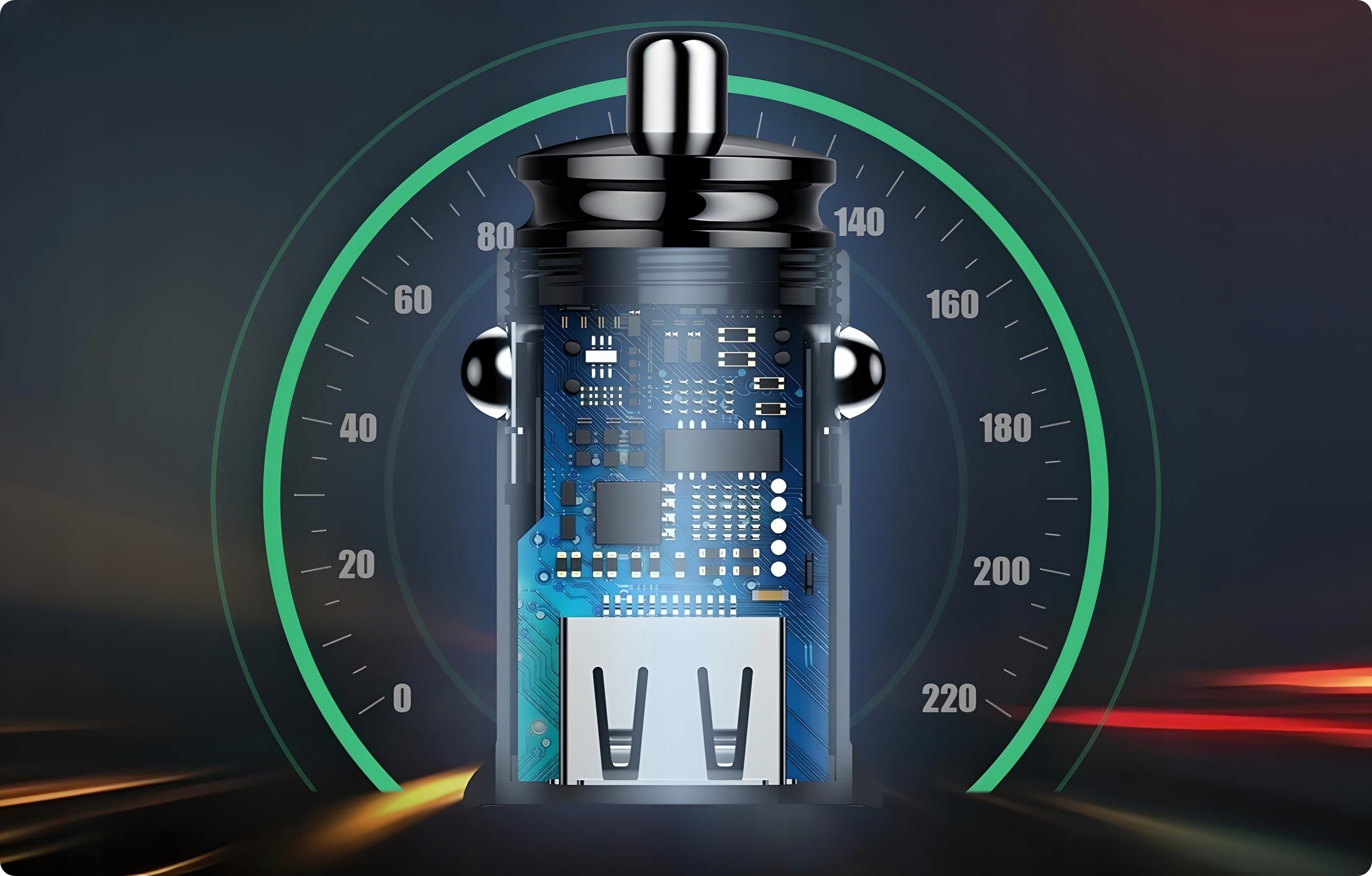 BASEUS MOCNA SZYBKA ŁADOWARKA SAMOCHODOWA USB USB-C TYP-C PD 30W QC 3.0 5A Przewód w zestawie nie