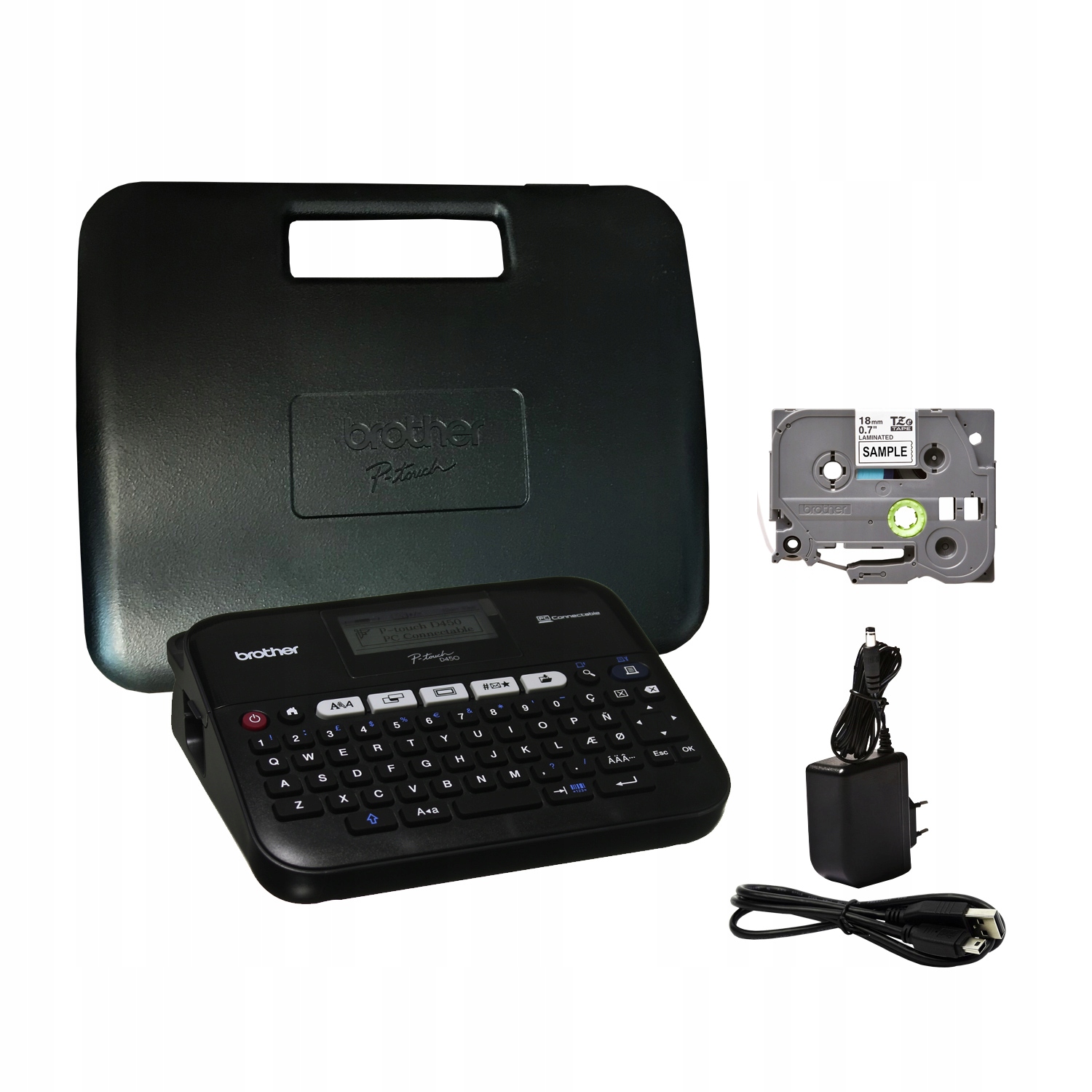 Tlačiareň Brother PT-D450VP kufríková sada