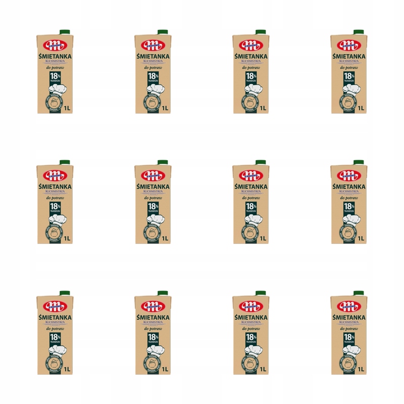 Mlekovita Kuchyňská smetana 18% tuku 1L X12