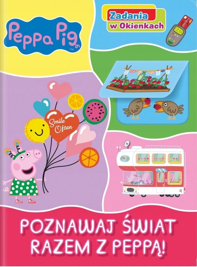

Świnka Peppa Zadania w okienkach Poznawaj świat Kd