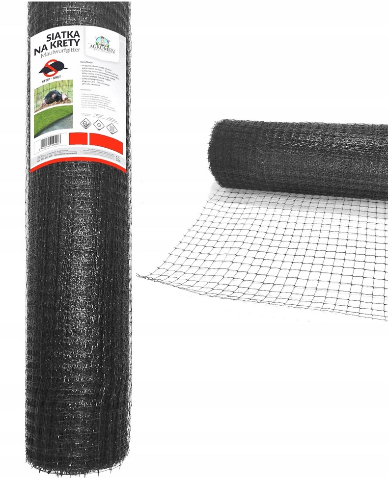 Síť Proti Krtkům Proti Krtkům Silná 2M x 200M Odolná Hustá Černá