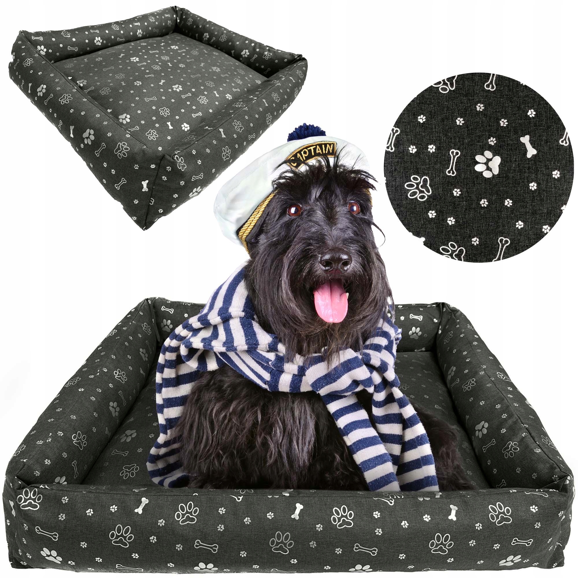 Levně Pelíšek Pro Psa Pohovka Potah 115X95 CM Voděodolné Polštáře Polštáře