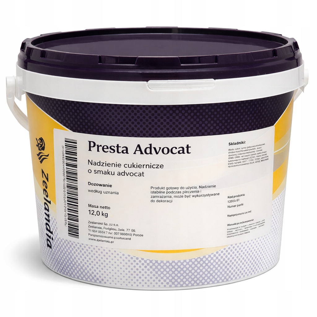 Presta Advocate termostabilne nadzienie gotowe do użycia advocat 12 kg