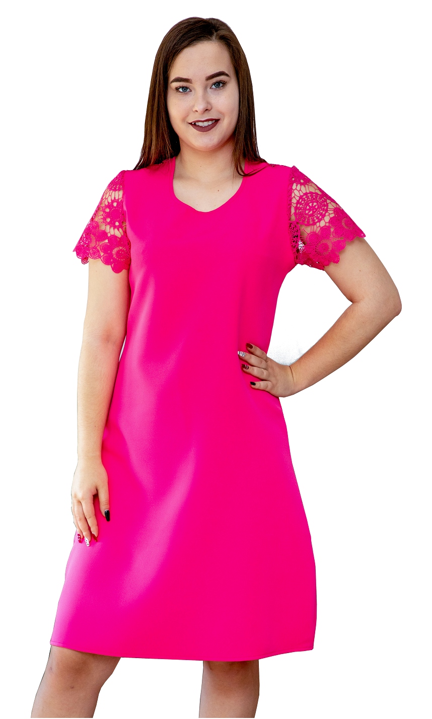KOBIECA ELEGANCKA SUKIENKA DAMSKA KORONKA 46 Model SUKIENKA DAMSKA CALISA by KOKIETKA