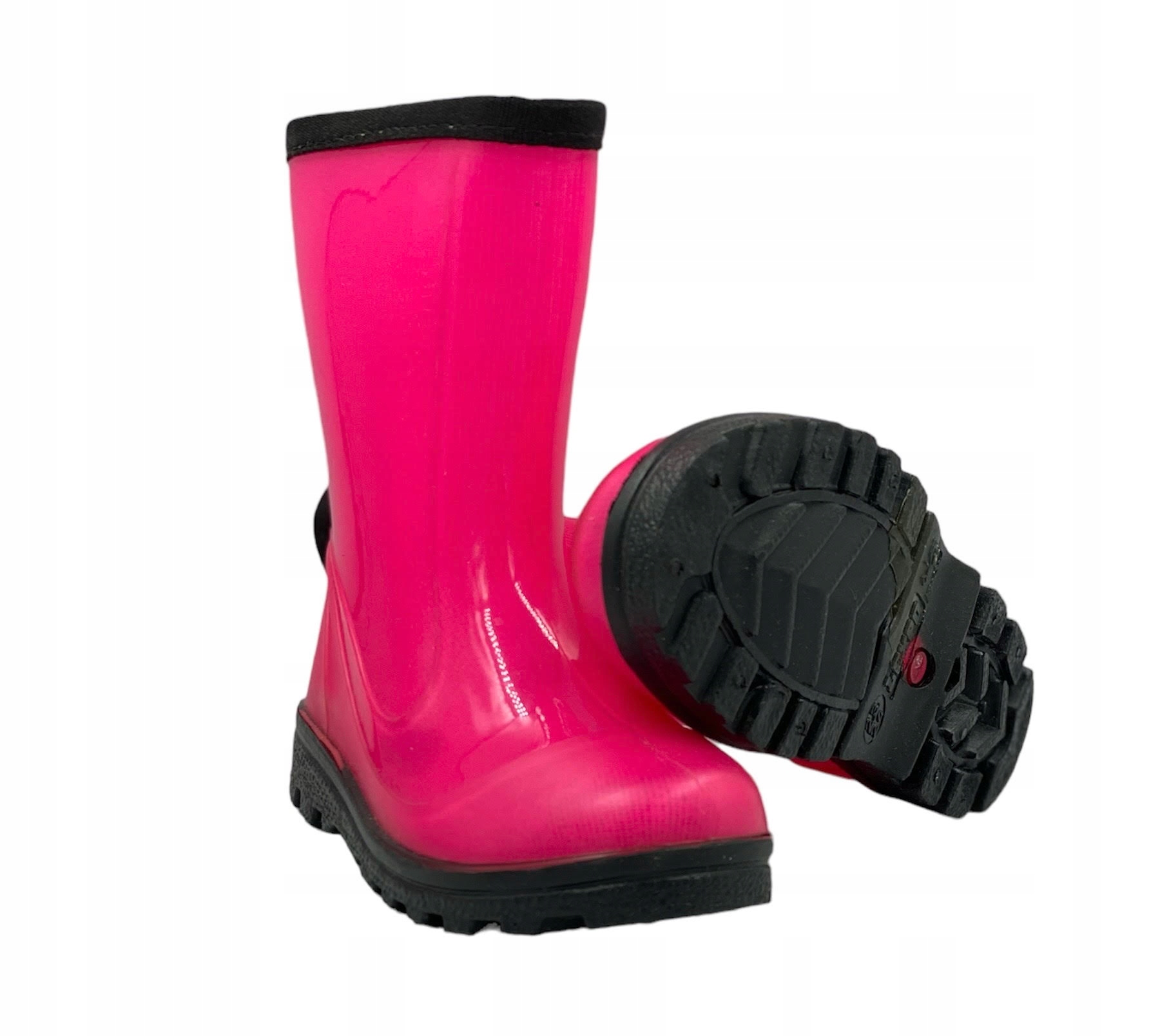 Kalosze dziecięce lemigo NEON, Gumiaki, Polski produkt, RÓŻOWE 25/26 Rozmiar (new) 25-26