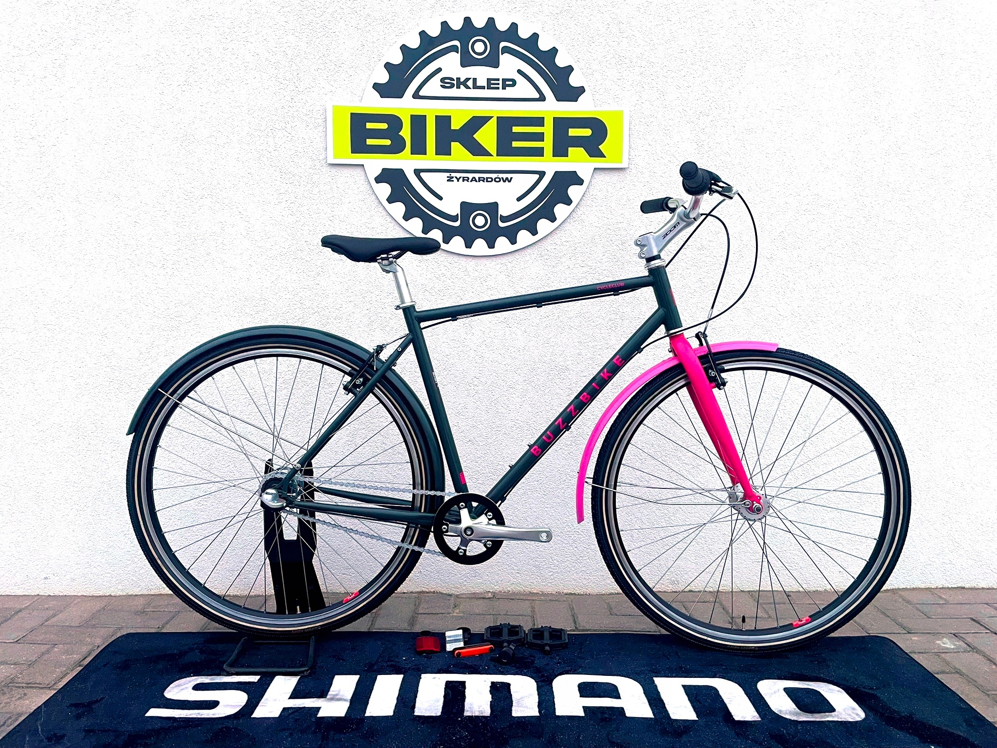 Stylowy Rower Miejski Buzzbike Cycleclub 28 Rama 52cm Shimano Nexus 3