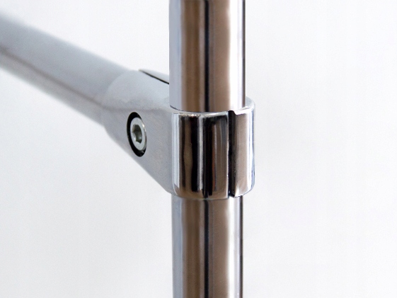 Wieszak sklepowy wolnostojący 200cm chrom Marka TRL Trader Line