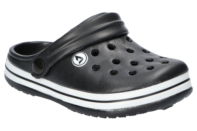 AMERICAN CLUB NH116 KLAPKI OGRODOWE SANDAŁY PIANKOWE DZIECIĘCE CZARNE 30