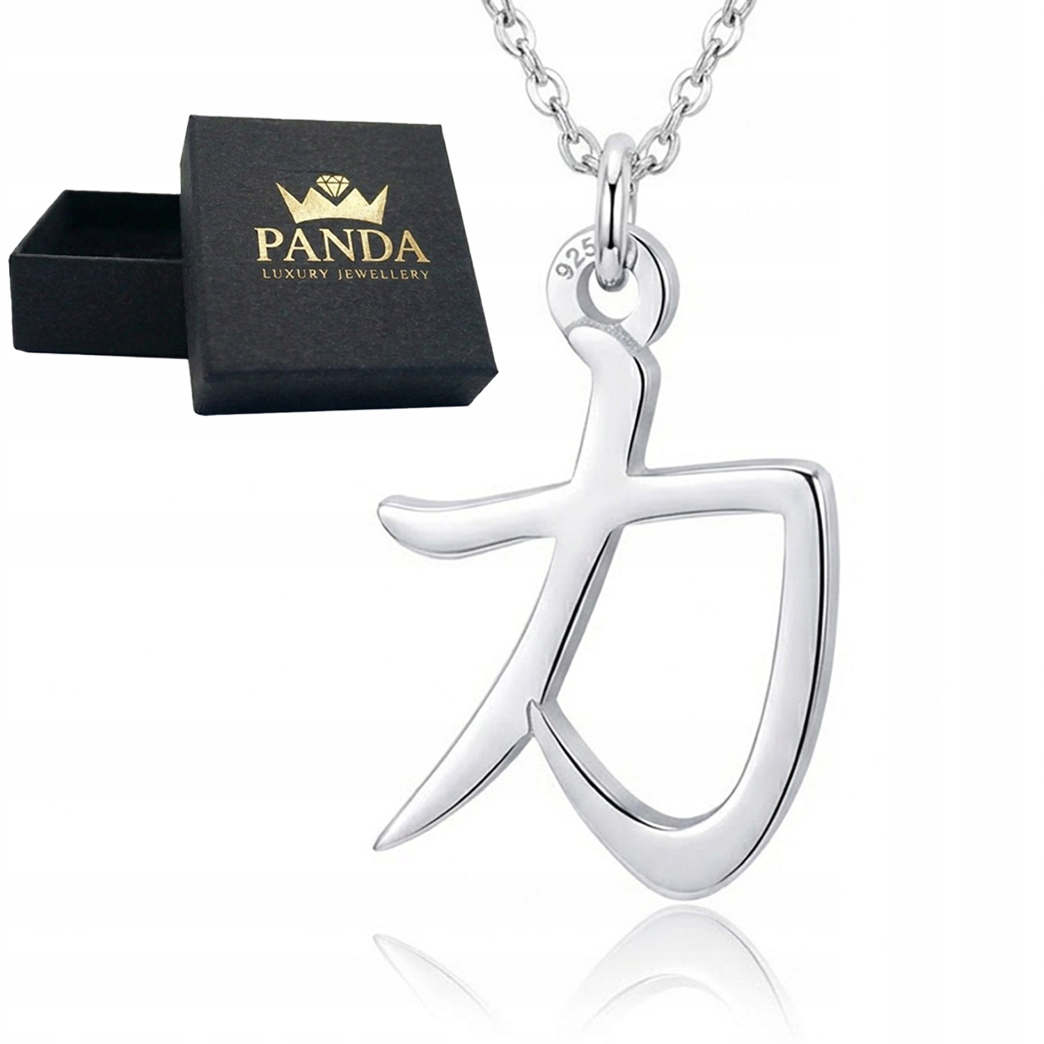 Stříbrný Přívěsek Japonský přívěsek Znamení síly Řetízek 925 Dárek