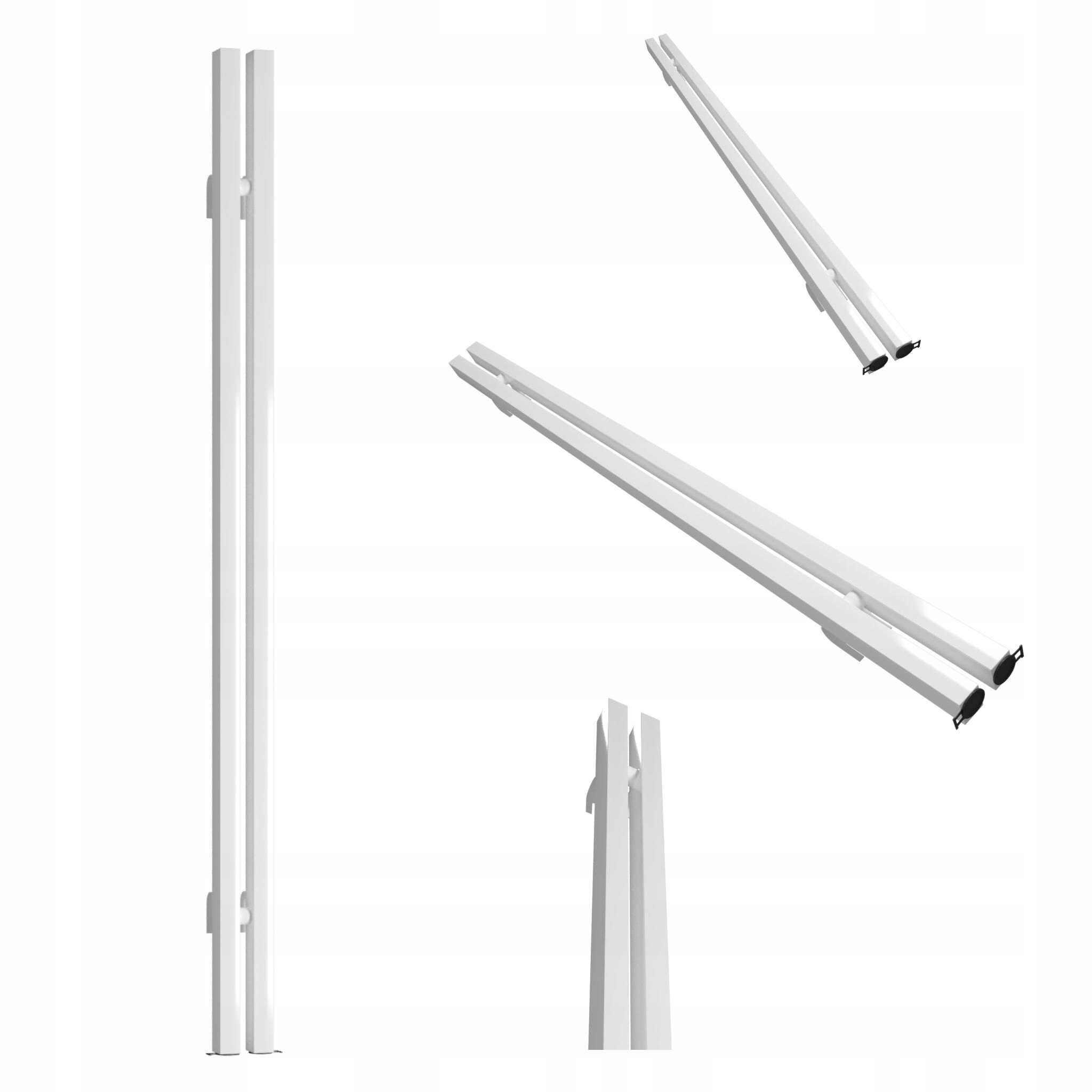 Dekorativní radiátor Bigben 120x8 bílý lesk