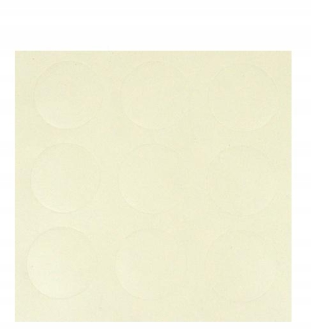 ZAŚLEPKI SAMOPRZYLEPNE 20mm BEŻ 1 LISTEK-9 szt.