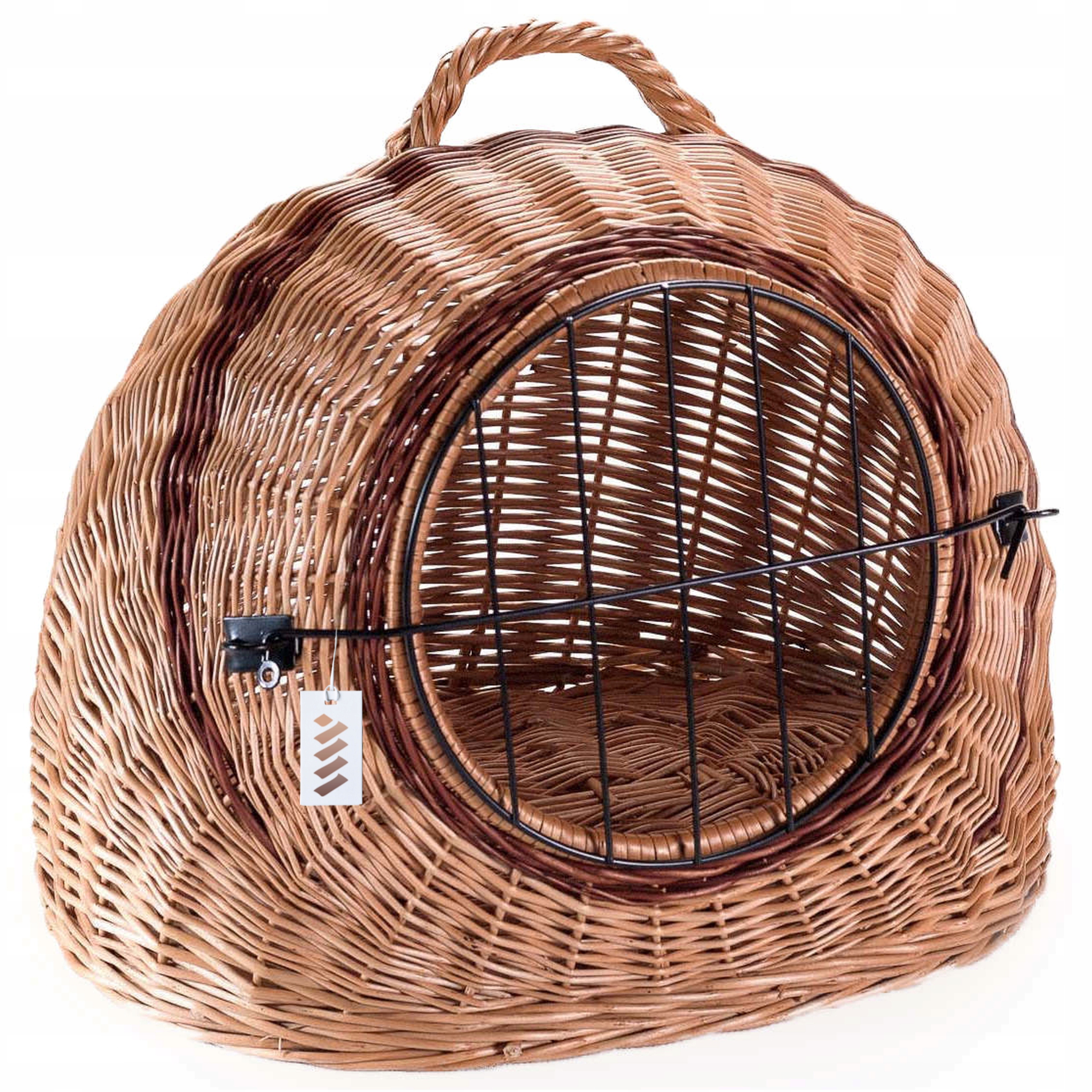 Transporter wiklinowy dla kota psa mocny duży domek klatka dla zwierząt 50