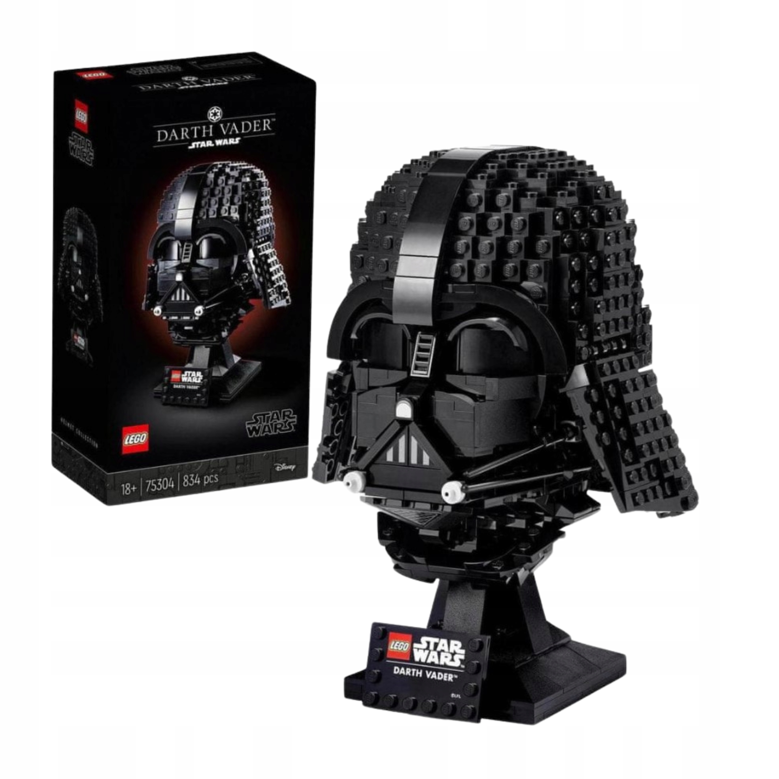 LEGO Star Wars 75304 Hełm Dartha Vadera + TORBA PREZENTOWA Marka LEGO