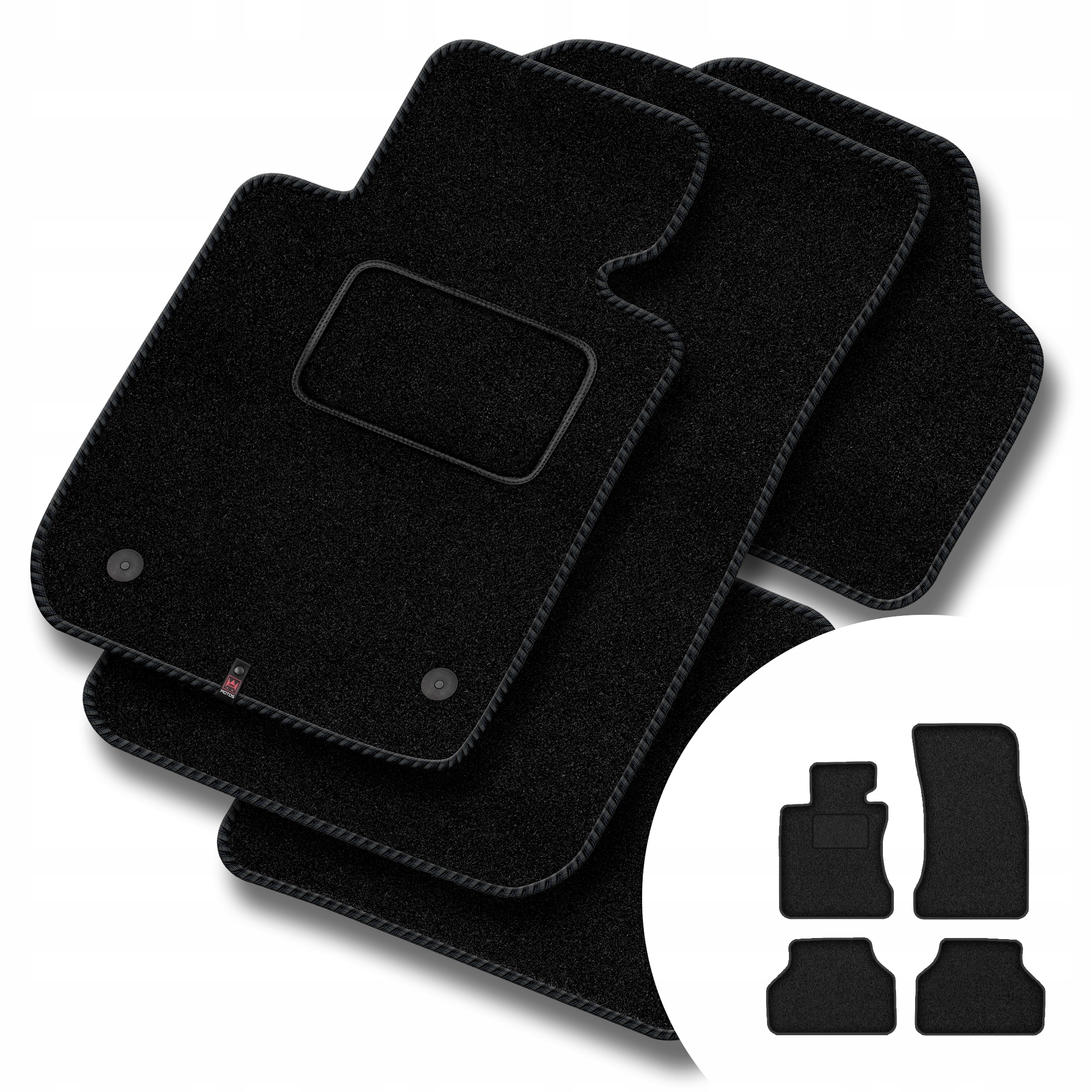 Velurové koberce Streak pro Bmw řady 5 E61 2003-2010