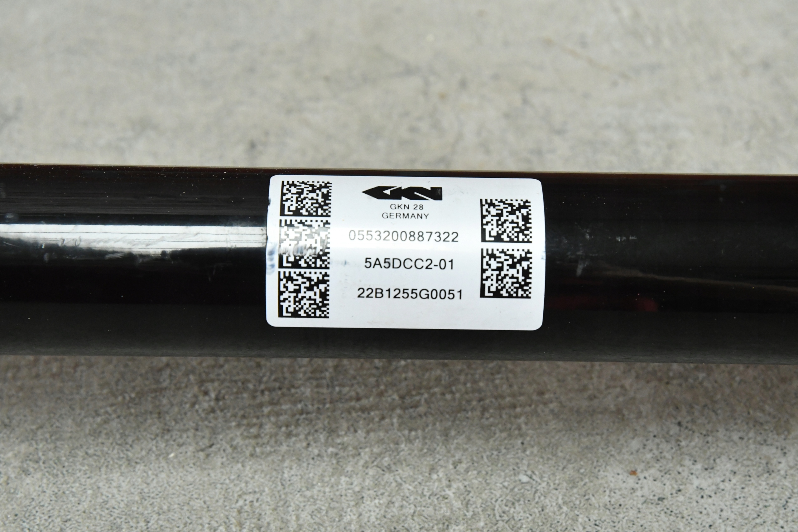 semi-axis right rear part rear BMW XM G09 5A5DCC2 only 267km