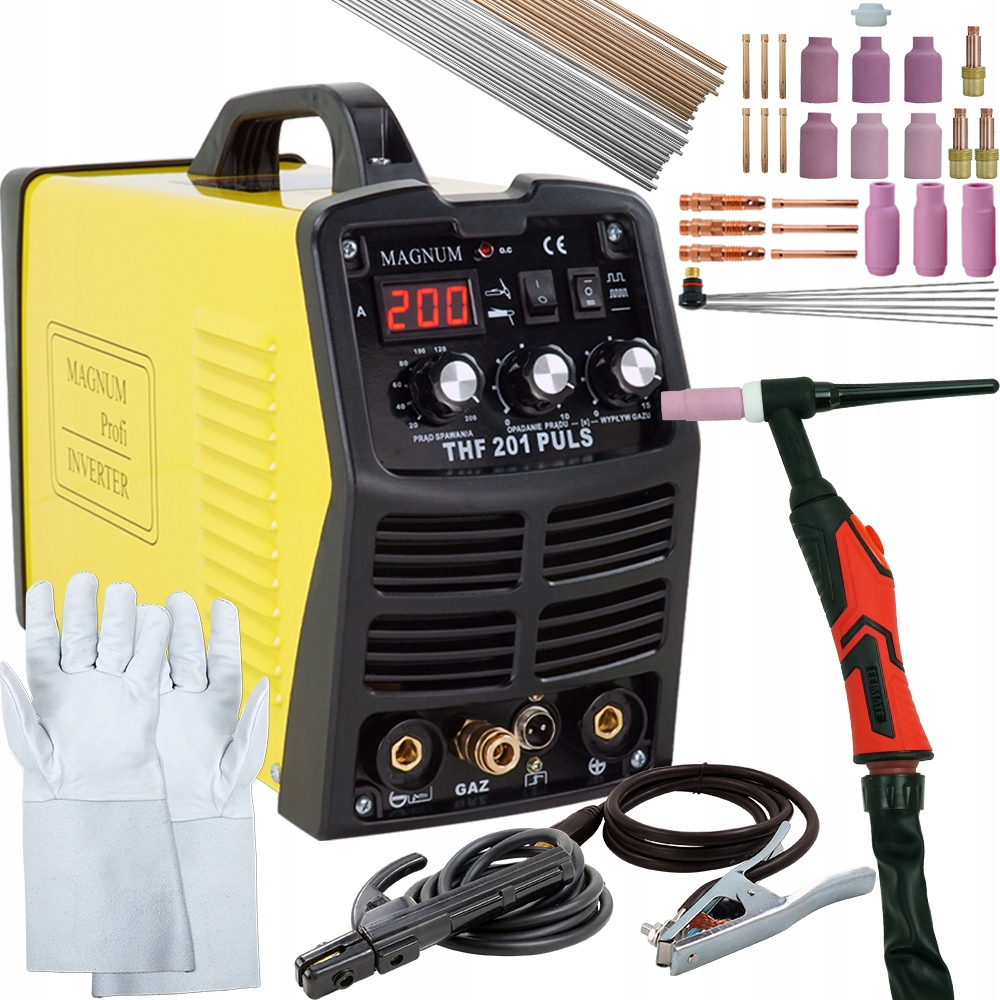 Сварочный аппарат MAGNUM TIG THF 201 DC MMA 2in1