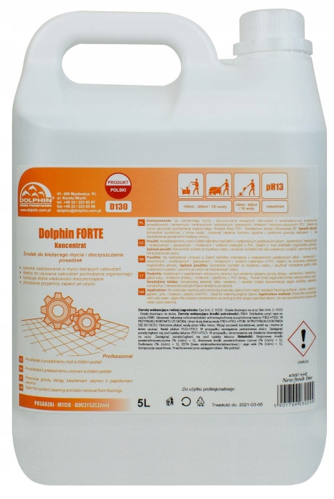 

Dolphin Forte 5l Koncentrat do mycia posadzek