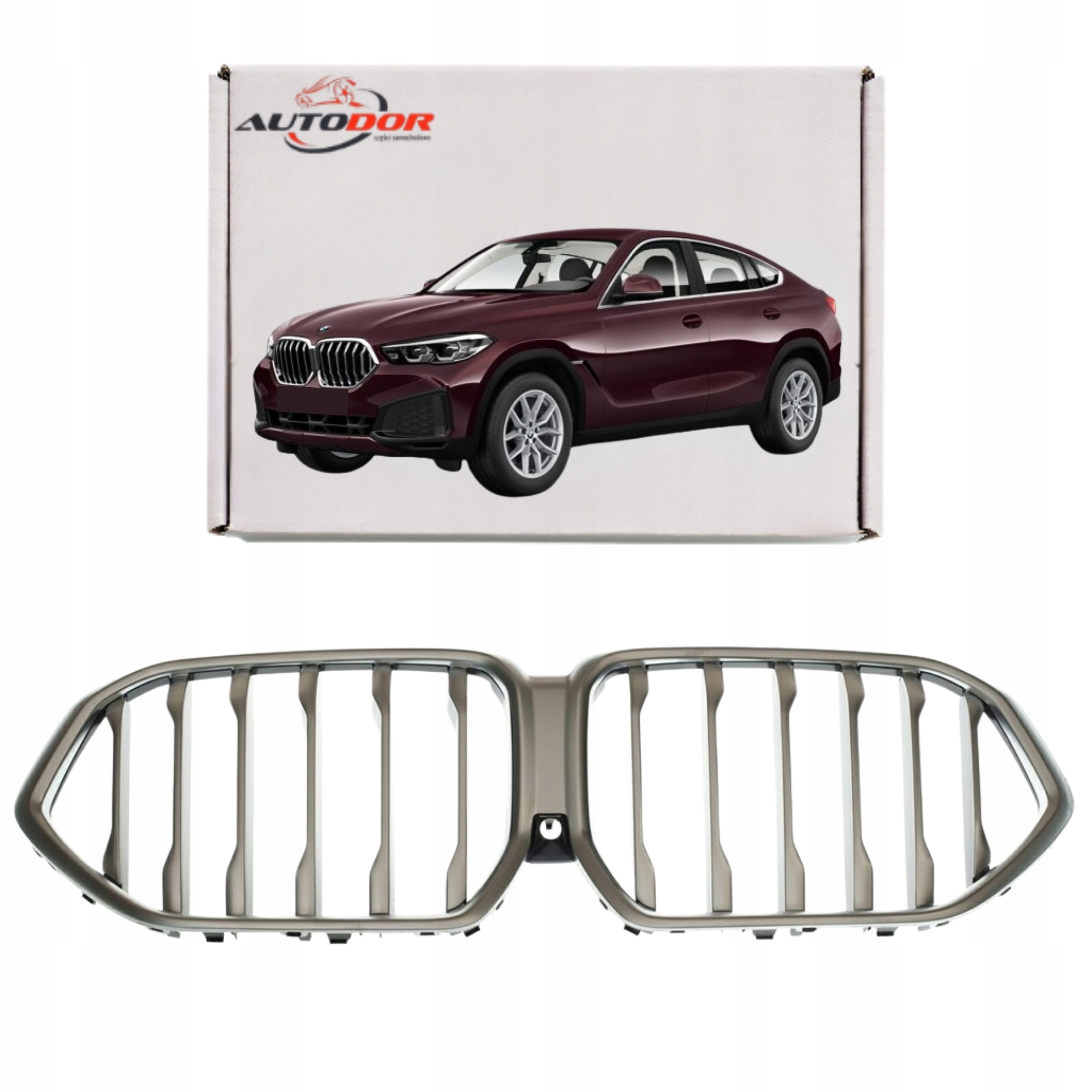 Bmw X6 G06 2019- Atrapa Gril Středová Mřížka Do Předního Nárazníku 51137481386