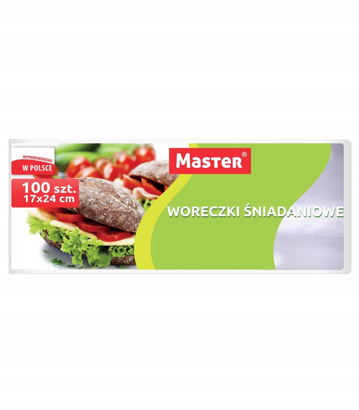 

Woreczki śniadaniowe na rolce Master 17x24 100szt