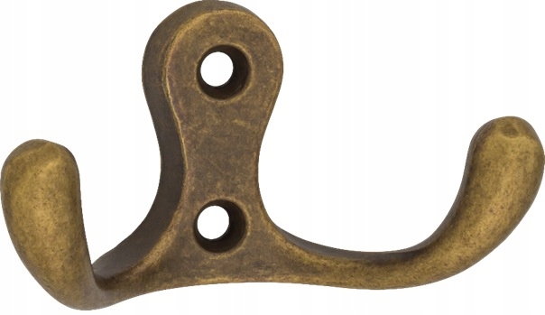 

Wieszak ścienny ubraniowy Pajączek Mosiadz Patyna