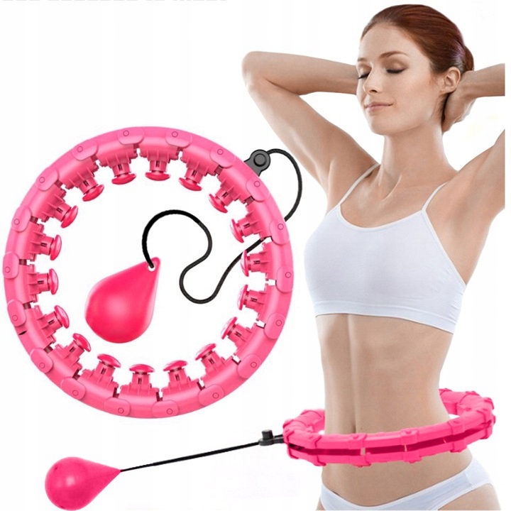 ODCHUDZAJĄCE HULA HOP z WYPUSTKAMI i OBCIĄŻNIKIEM