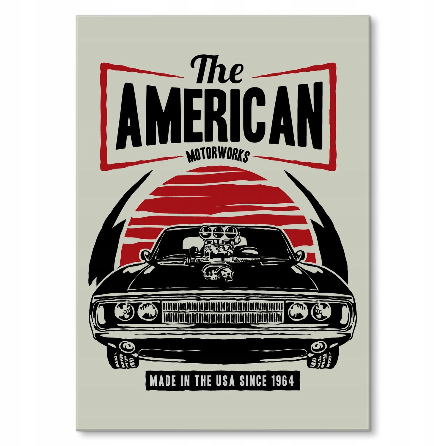 Kovový plakát American motorworks M