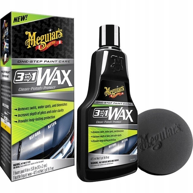 

Meguiars 3in1 Wax 473ml Wosk samochodowy