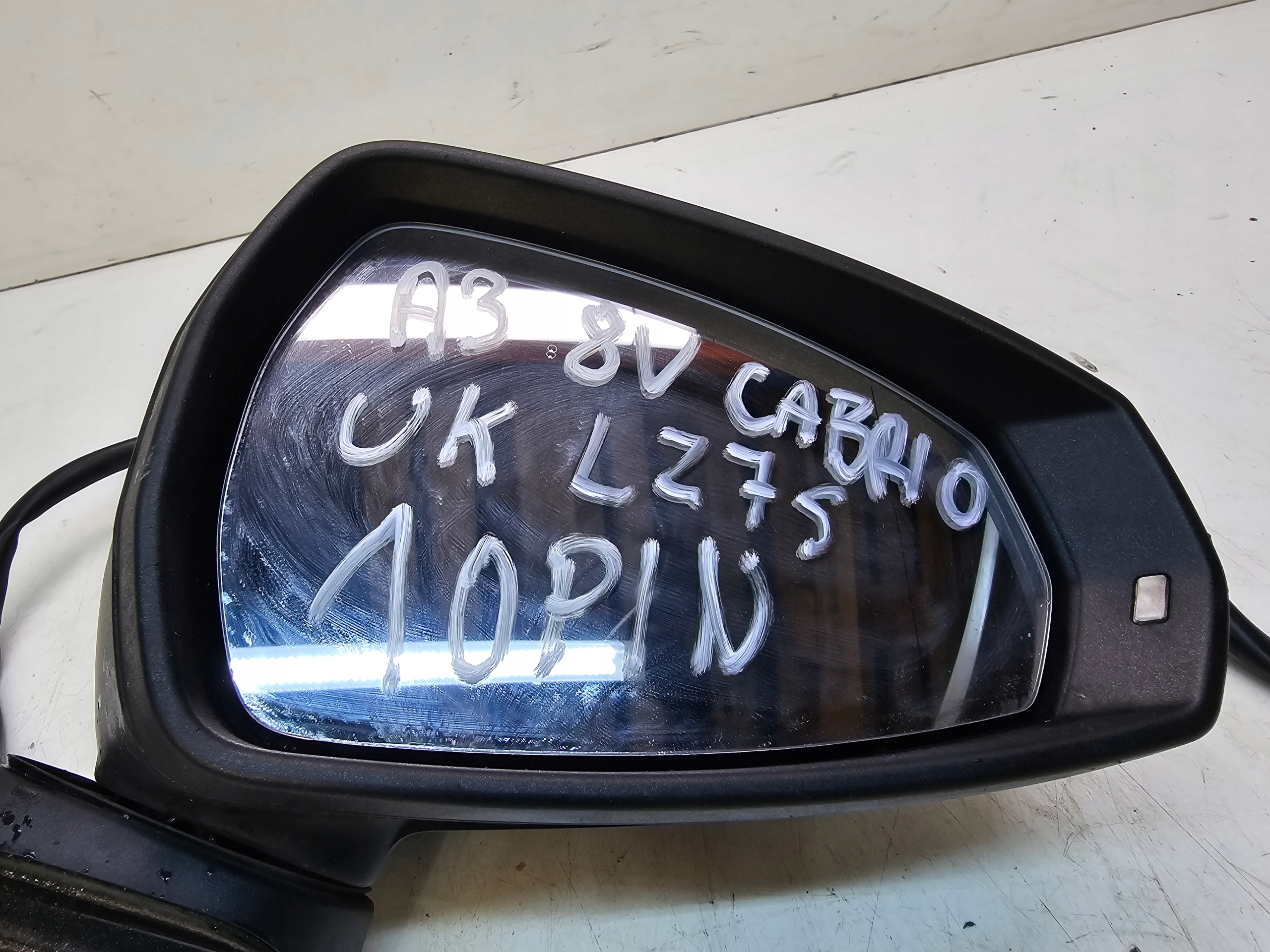 mirror exterior right AUDI A3 8V CABRIO LZ7S 10-PIN