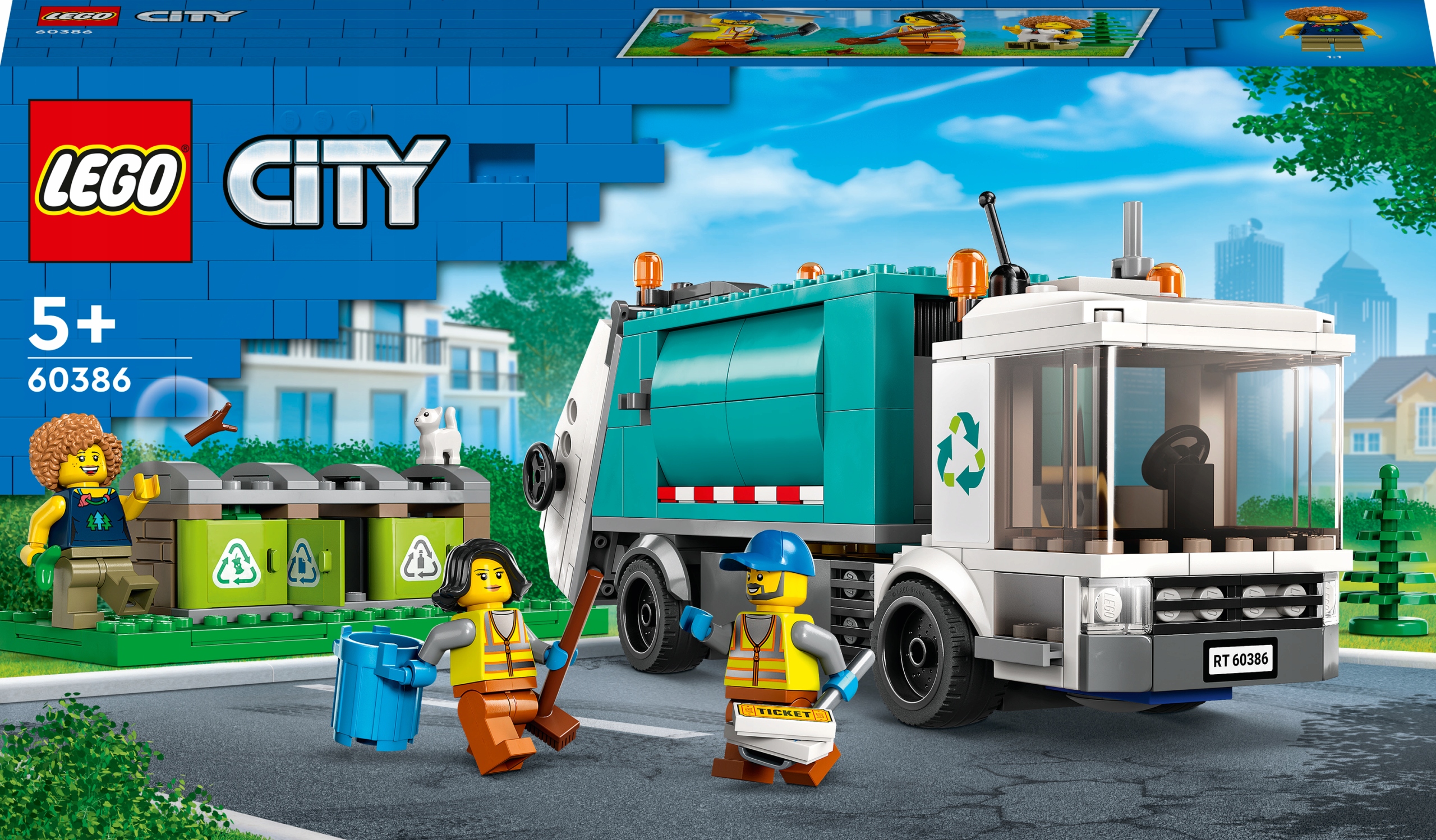 

Lego City Ciężarówka recyklingowa 60386