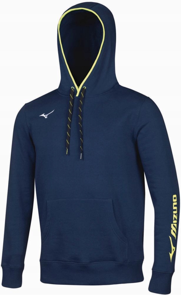Bluza bawełniana z kapturem Mizuno Sweat Hoodie Rozmiar M