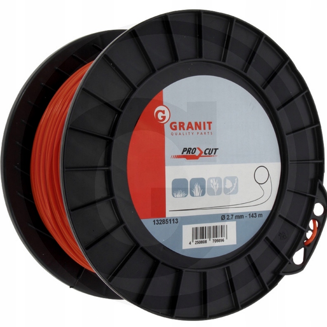 Granit Pro Cut Struna 2,7 mm 143 m