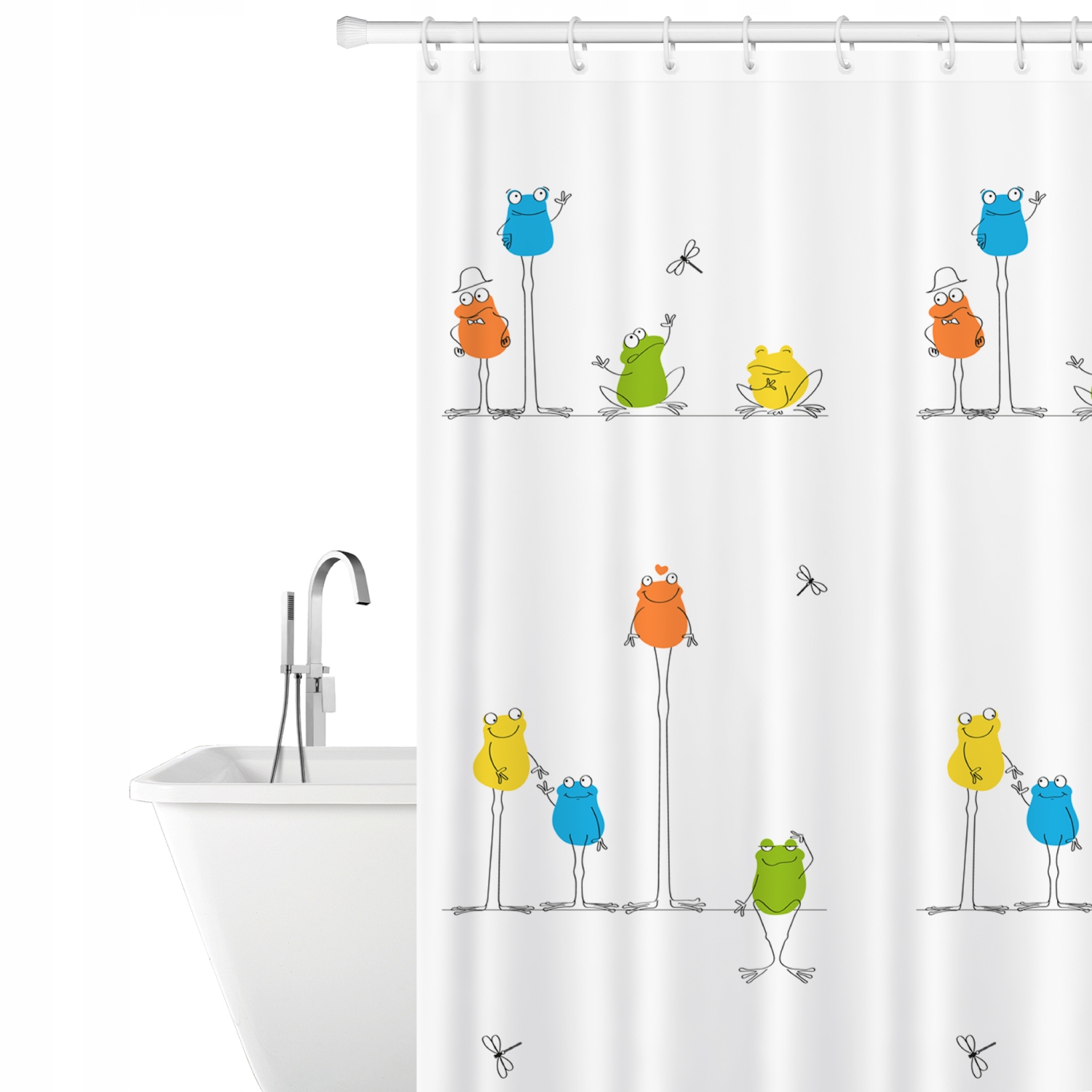 Tatkraft Funny Frogs textilní závěs