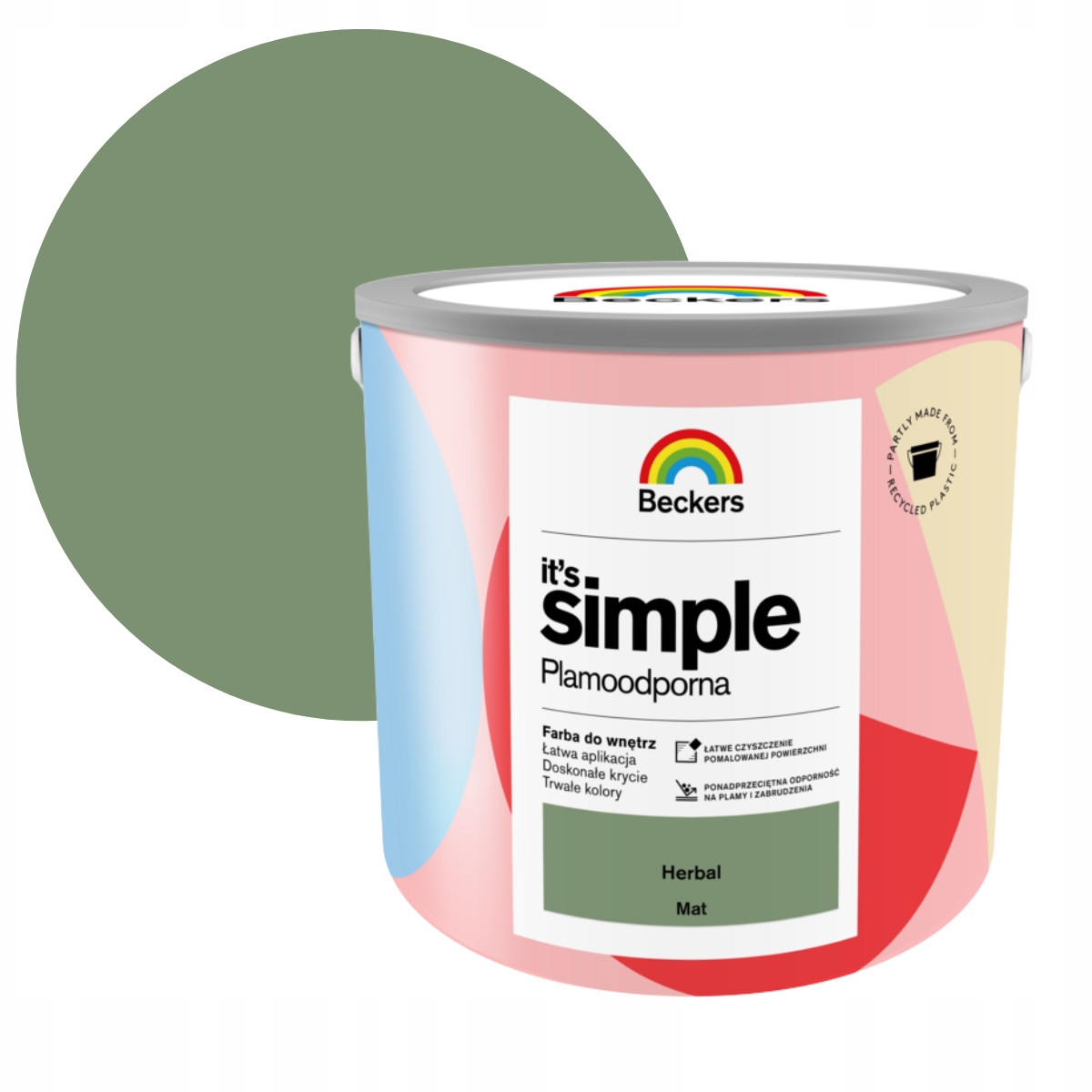 Beckers It'S Simple 2,5L Herbal Farba Plamoodporna Do Ścian