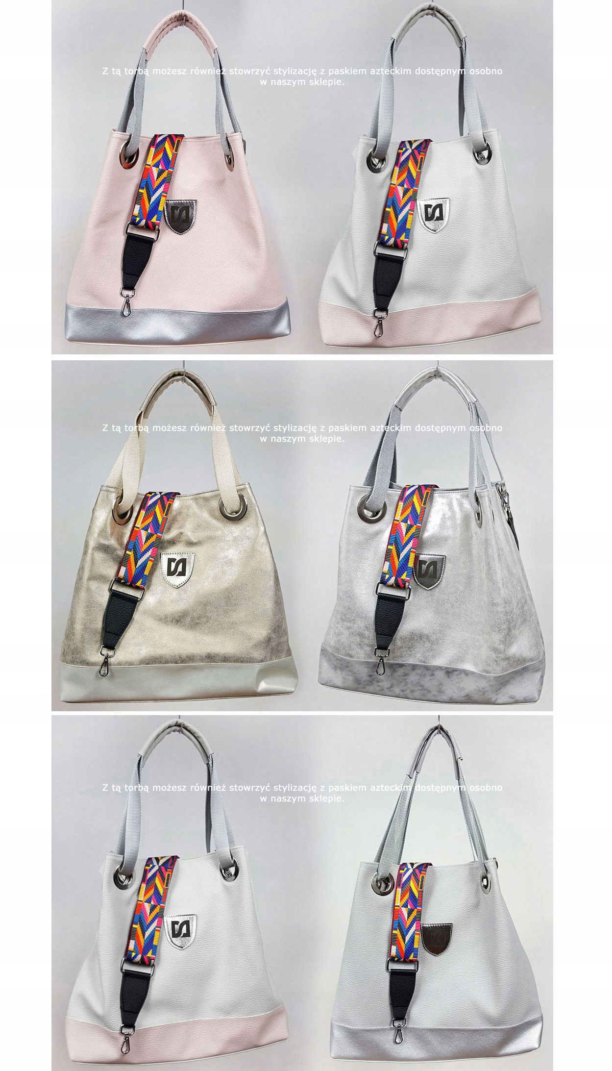 TOREBKA SKÓRA WOREK VITTORIA TORBA LEWANDOWSKA BAG Zapięcie zamek