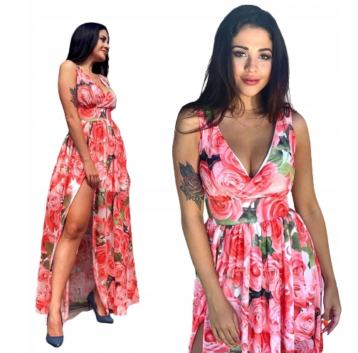 Aliss Šaty S Oranžovými Květy