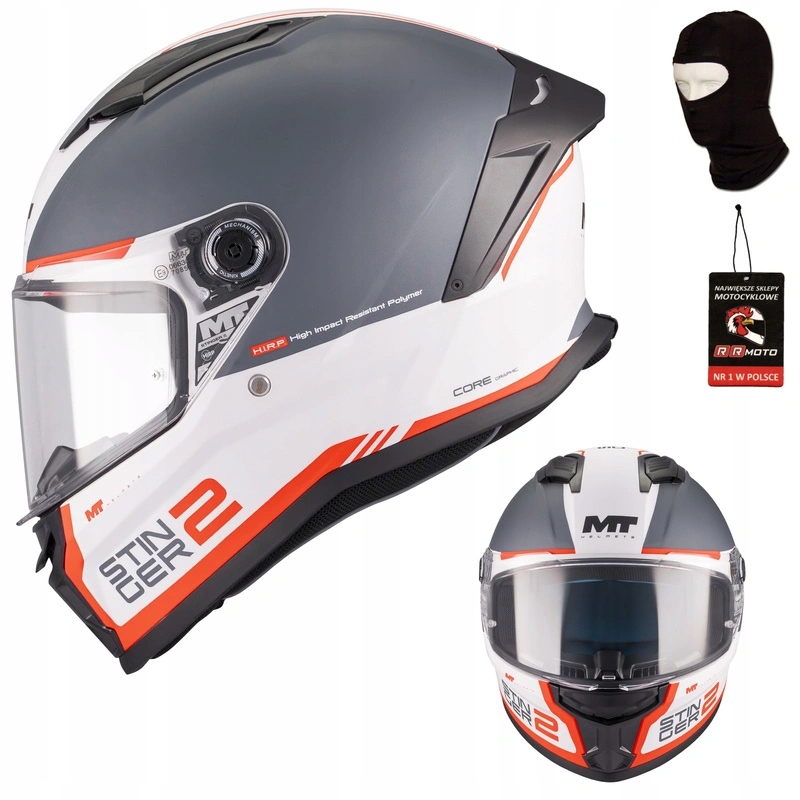 Helma Mt Stinger plná 2 Core Grey/white/red biela šedá červená Darčeky