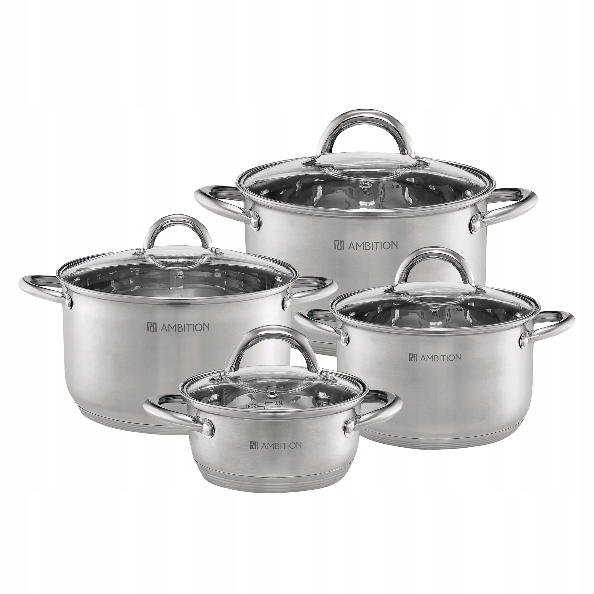 8DÍLNÁ Sada Solárních Hrnců Ambition