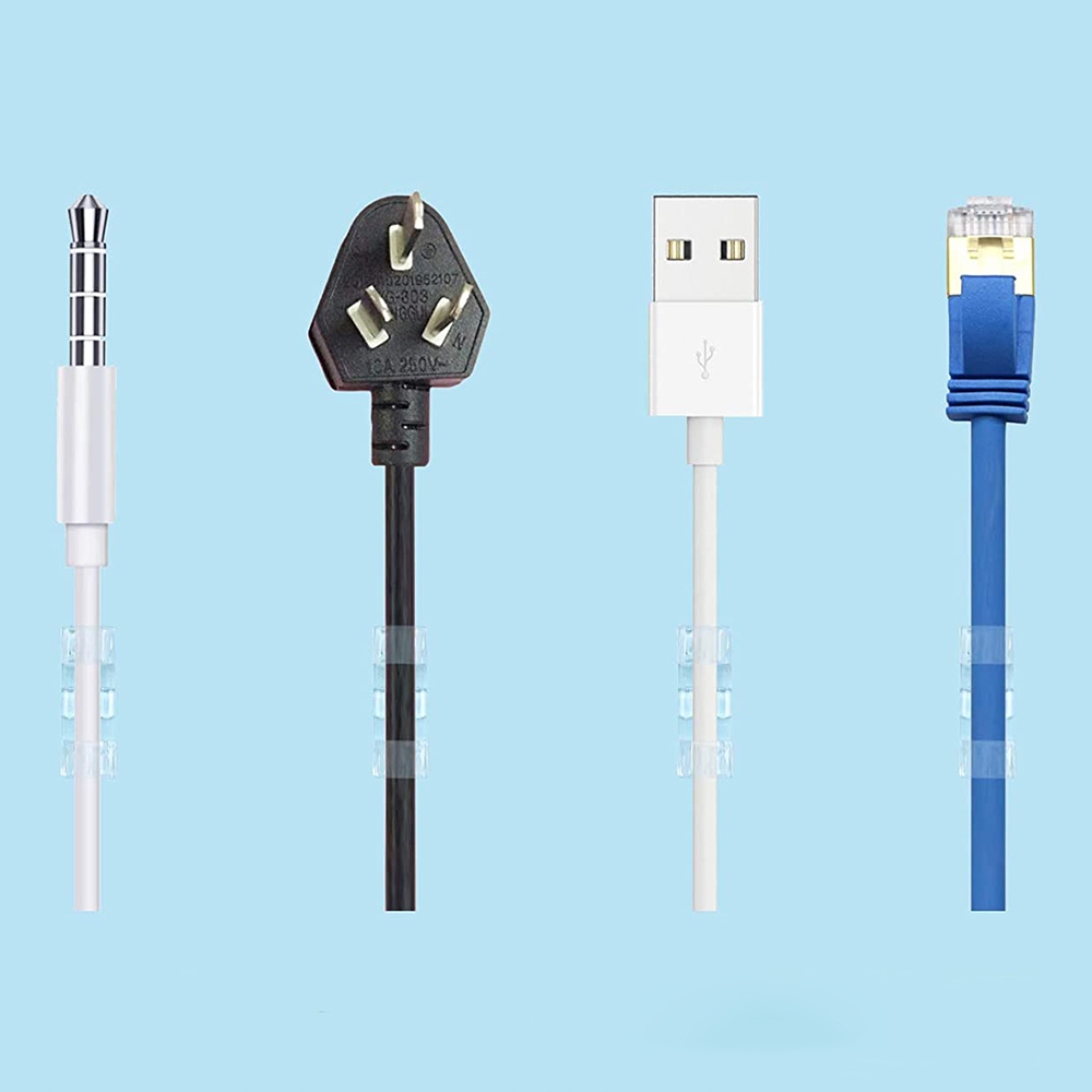 20x ORGANIZER UCHWYT ZACZEP MASKOWNICA KLIPS DO KABLI 3M SAMOPRZYLEPNY EAN (GTIN) 5903933557014