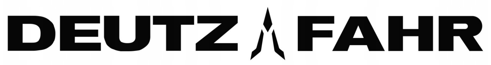 Naklejka Napis Logo Deutz Fahr 45cm traktor ciągnik na szybę maskę