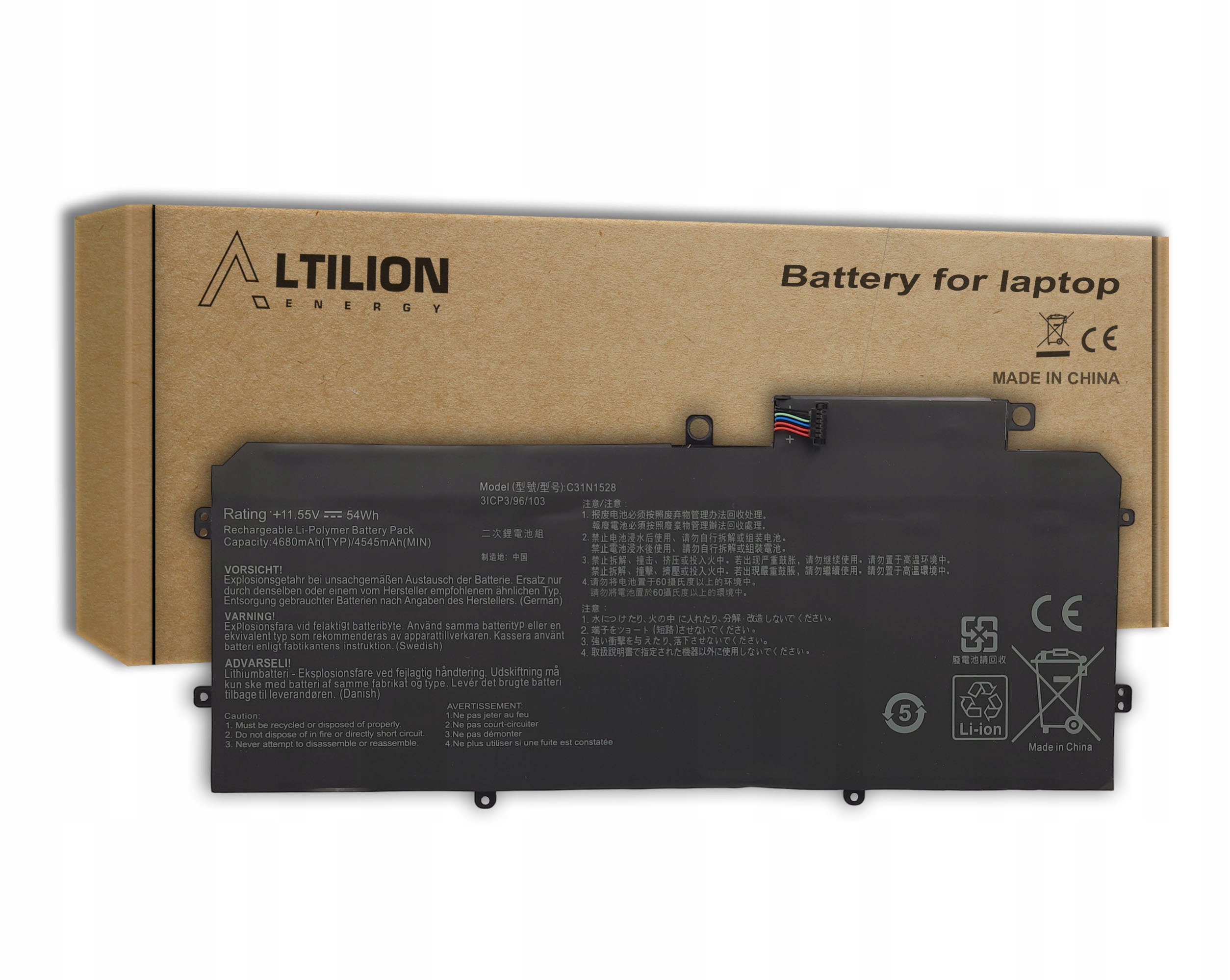 Batéria Altilion Energy C31N1528 kompatibilná s Asusom