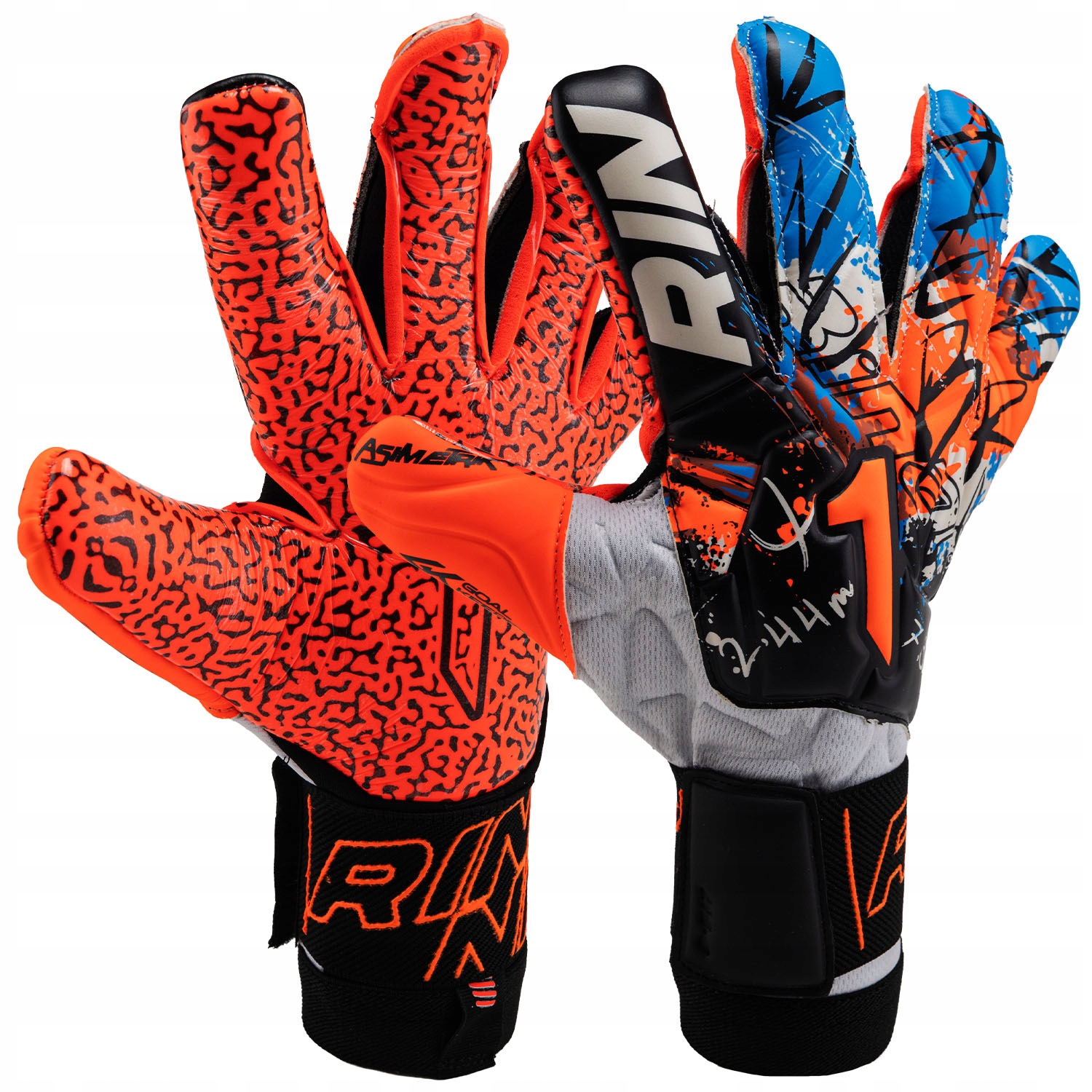 Rinat rękawice bramkarskie dla Dzieci piłkarskie dziecięce junior Meczowe