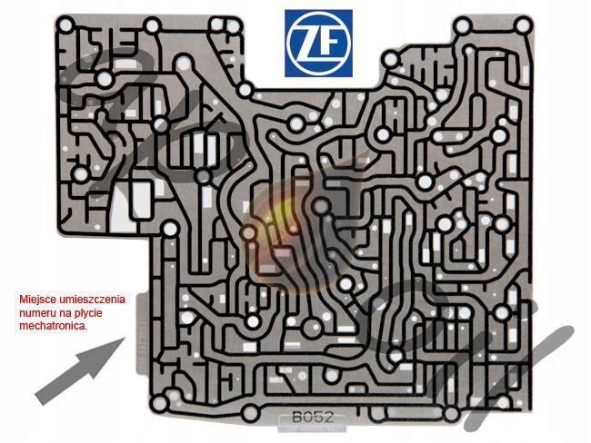 PLYTA SEPARACYJNA SEPARATOR MECHATRONIC ZF 6HP19 Gearbox type Automatic