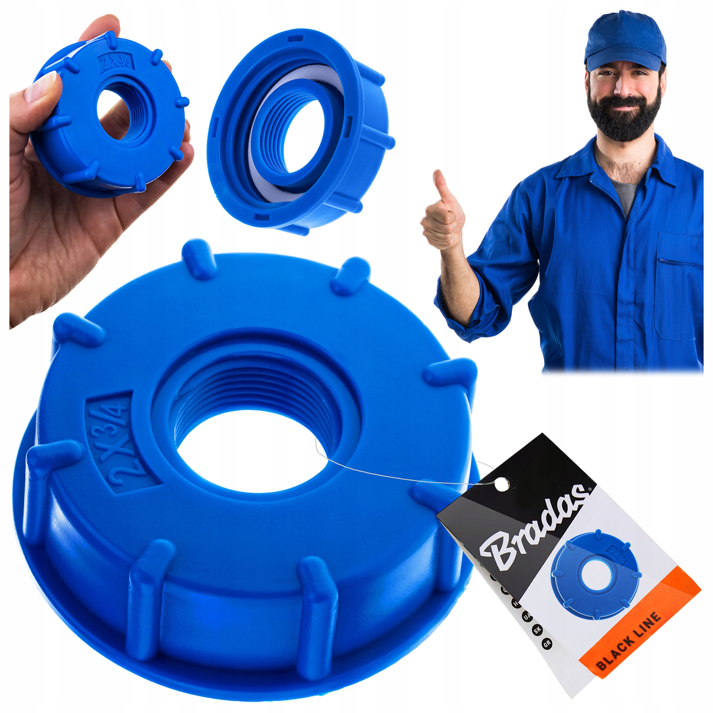 

Przyłącze Zbiornik Ibc Złącze 3/4 Gw Mauzera S60X6