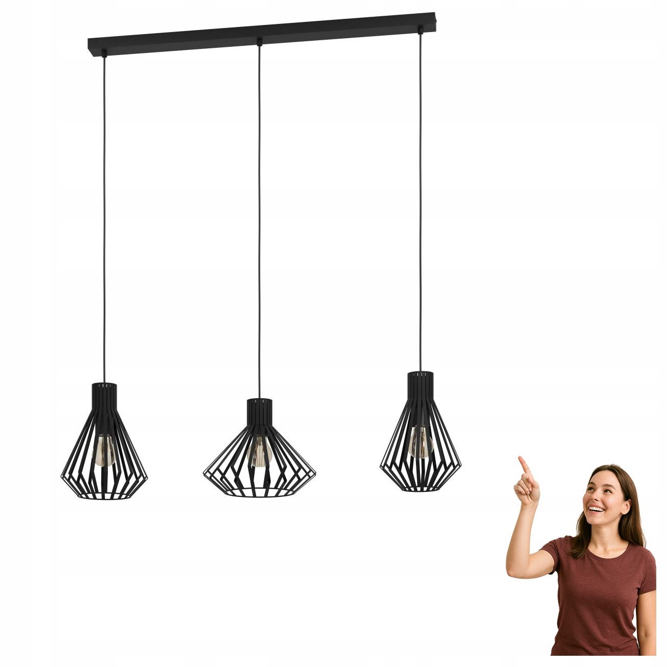 Závěsná lampa Basidano 390125 Eglo