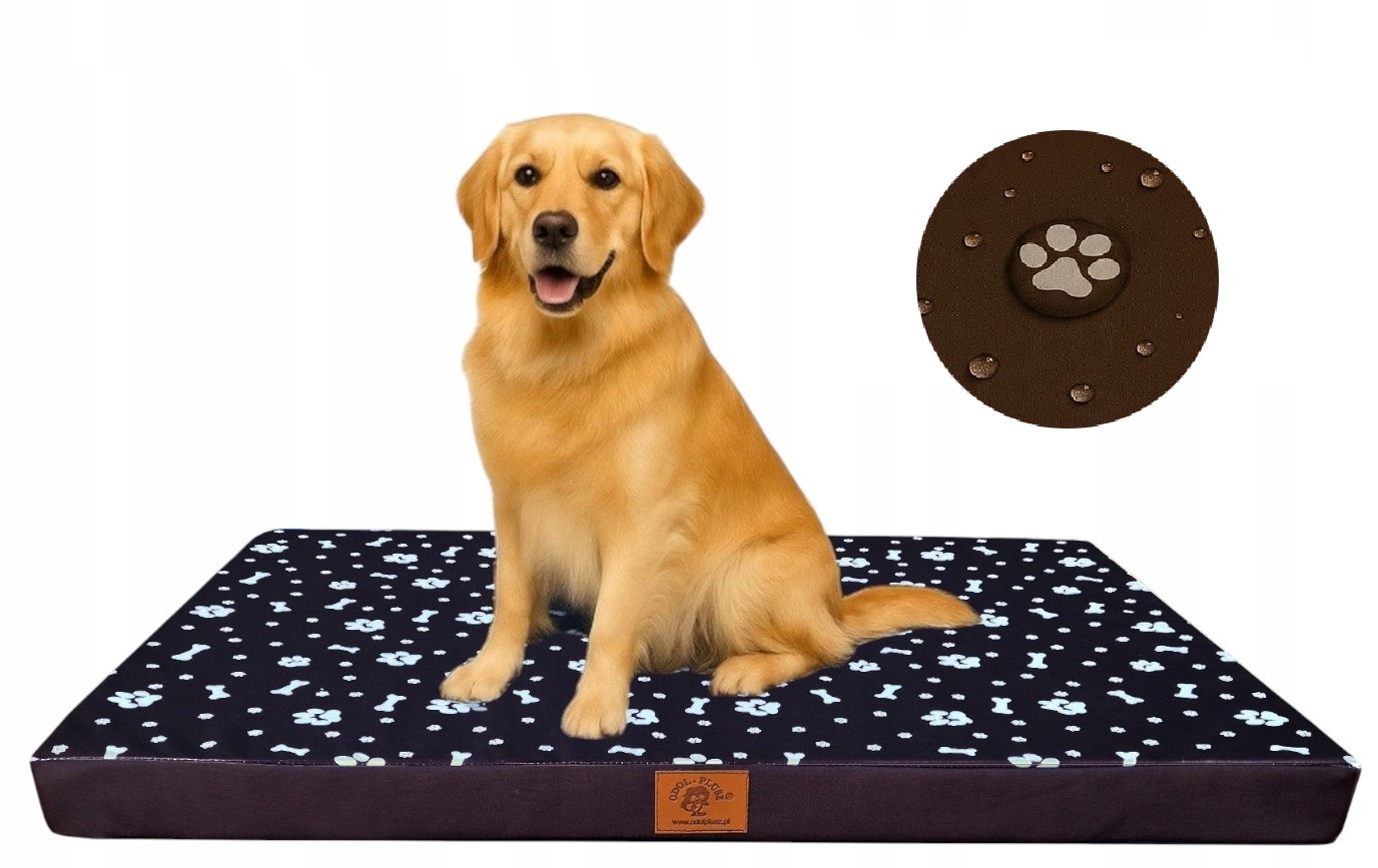 Levně Pelíšek Pro Psa Voděodolná Pěna Matrace Podložka Potah 100x70x7 CM Podložka
